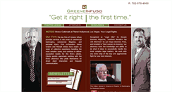 Desktop Screenshot of greeneinfusolaw.com